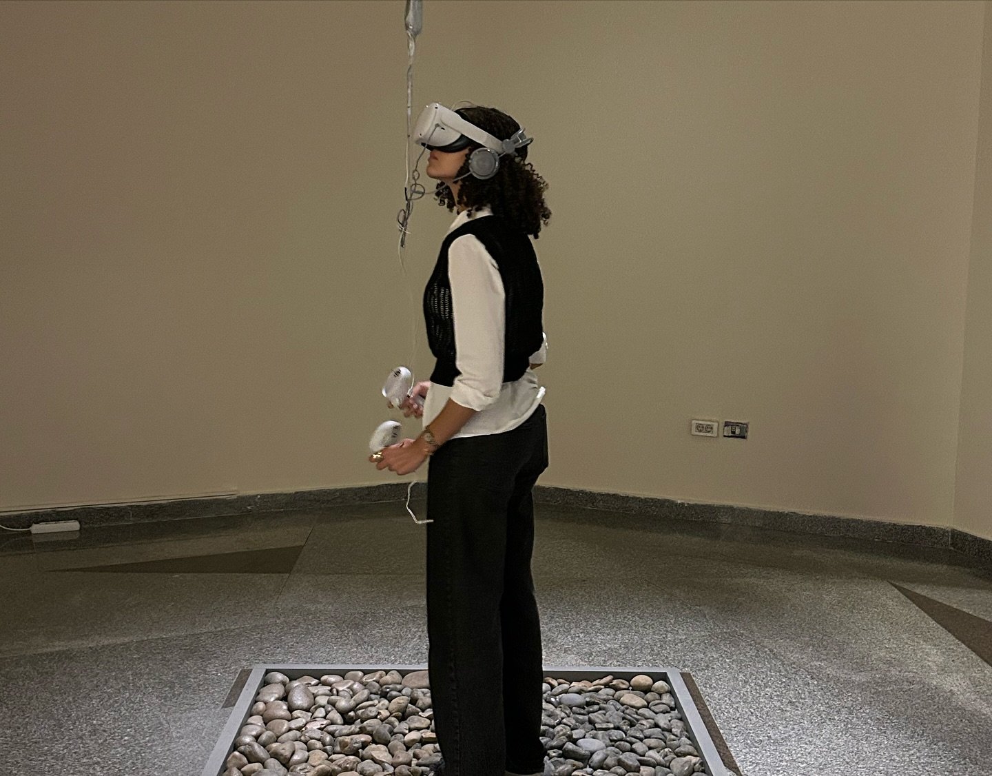 Audience at installation